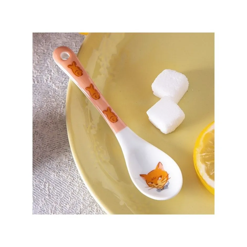 Maison Ghibli Kitchenware-Tea Time & Cat Spoon - The Cat Returns