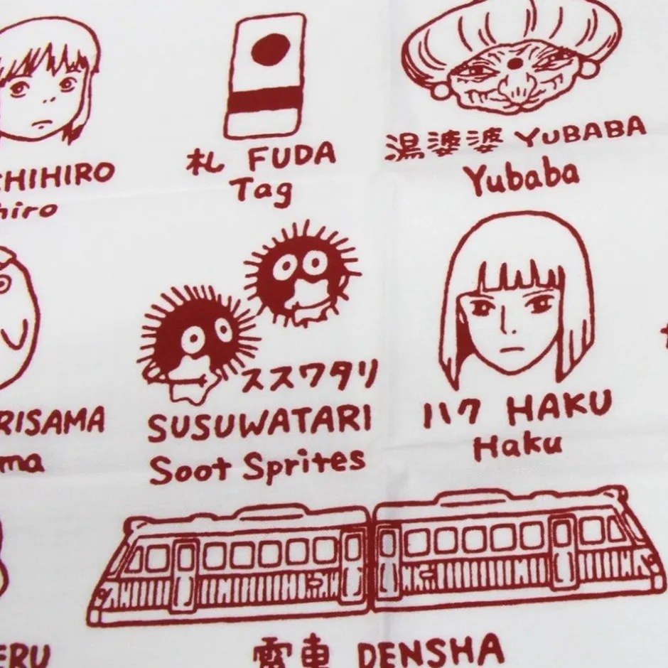 Maison Ghibli Outfits-Tenugui Gods Of Arubaya - Spirited Away