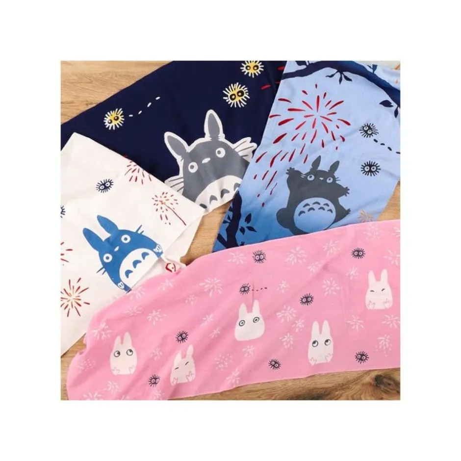Maison Ghibli Household Linen-Tenugui Middle Totoro Fireworks - My Neighbor Totoro