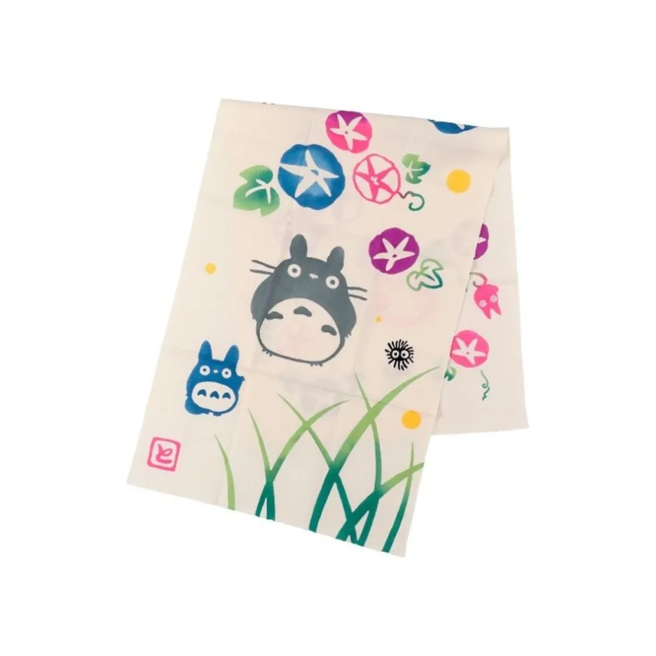 Maison Ghibli Outfits-Tenugui Morning Glory & Firefly - My Neighbor Totoro