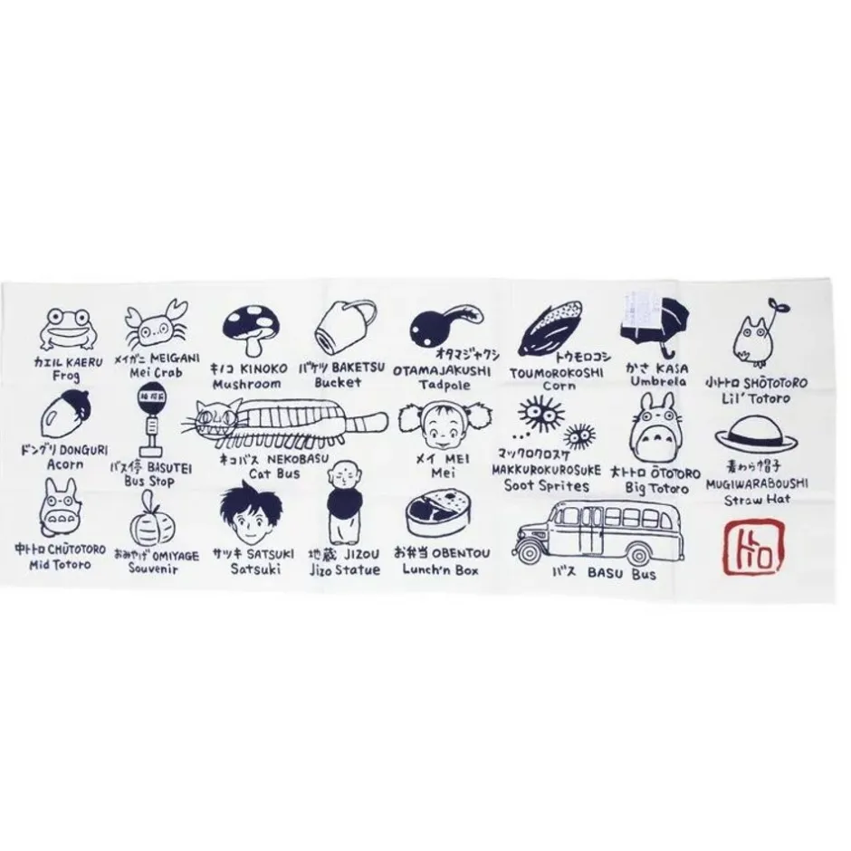 Maison Ghibli Outfits-Tenugui Totoro Symbols - My Neighbor Totoro