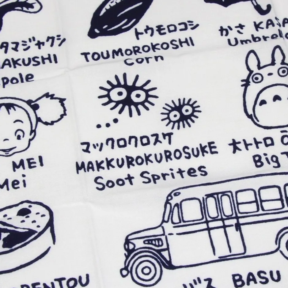 Maison Ghibli Outfits-Tenugui Totoro Symbols - My Neighbor Totoro