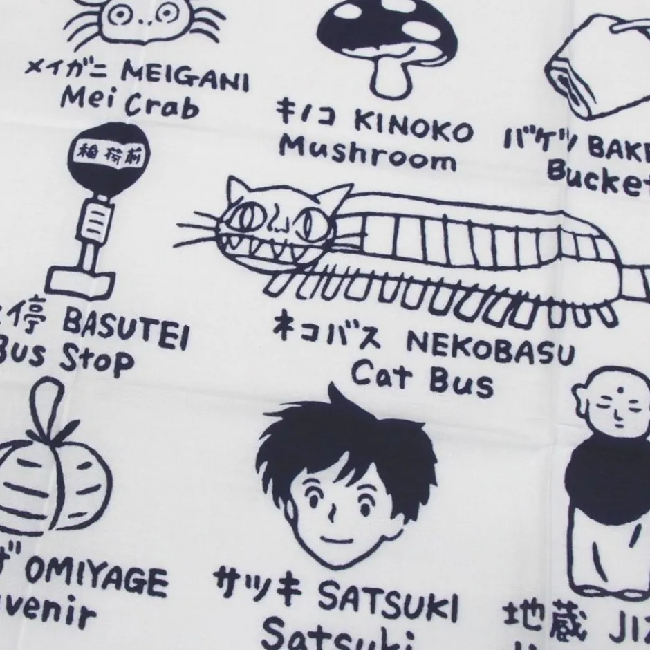 Maison Ghibli Outfits-Tenugui Totoro Symbols - My Neighbor Totoro
