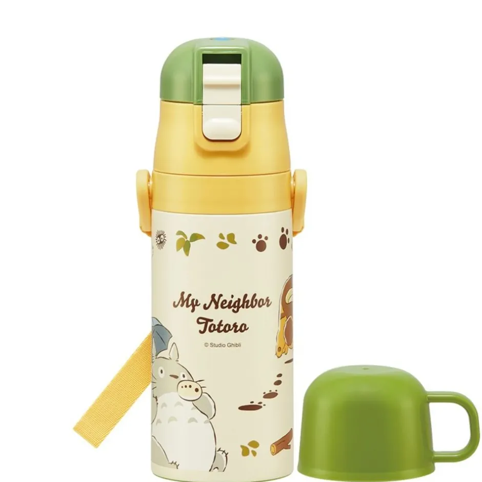 Maison Ghibli Kitchenware-Thermos Bottle Double Opening Totoro & Catbus - My Neighbor Totoro