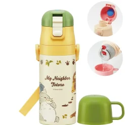 Maison Ghibli Kitchenware-Thermos Bottle Double Opening Totoro & Catbus - My Neighbor Totoro