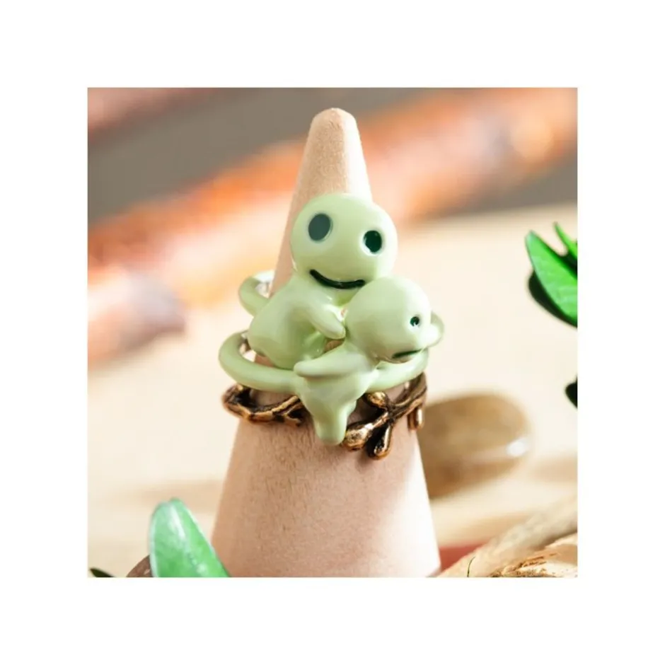 Maison Ghibli Jewellery-Three Ring Set Kodama - Princess Mononoke