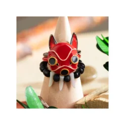 Maison Ghibli Jewellery-Three Ring Set San'S Mask - Princess Mononoke