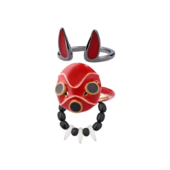 Maison Ghibli Jewellery-Three Ring Set San'S Mask - Princess Mononoke