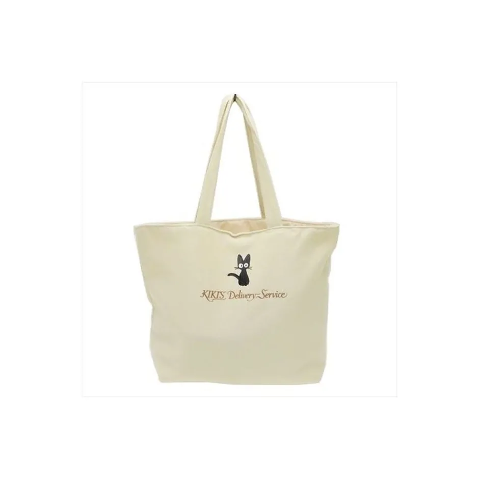 Maison Ghibli Bags-Tote Bag Jiji And Her Bread- Kiki'S Delivery Service