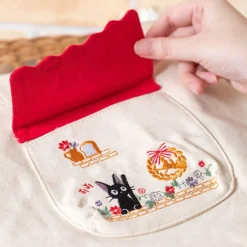 Maison Ghibli Bags-Tote Bag Jiji In The Flowers - Kiki'S Delivery Service