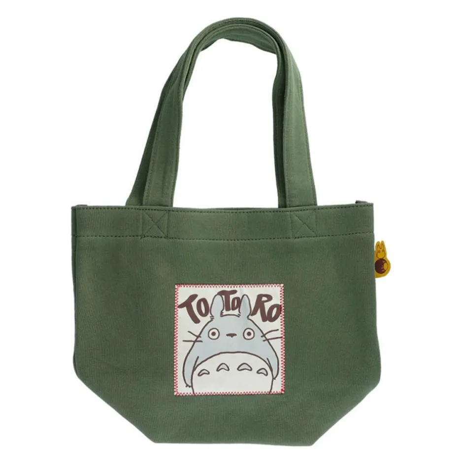 Maison Ghibli Bags-Tote Bag Totoro Autumn Green - My Neighbor Totoro