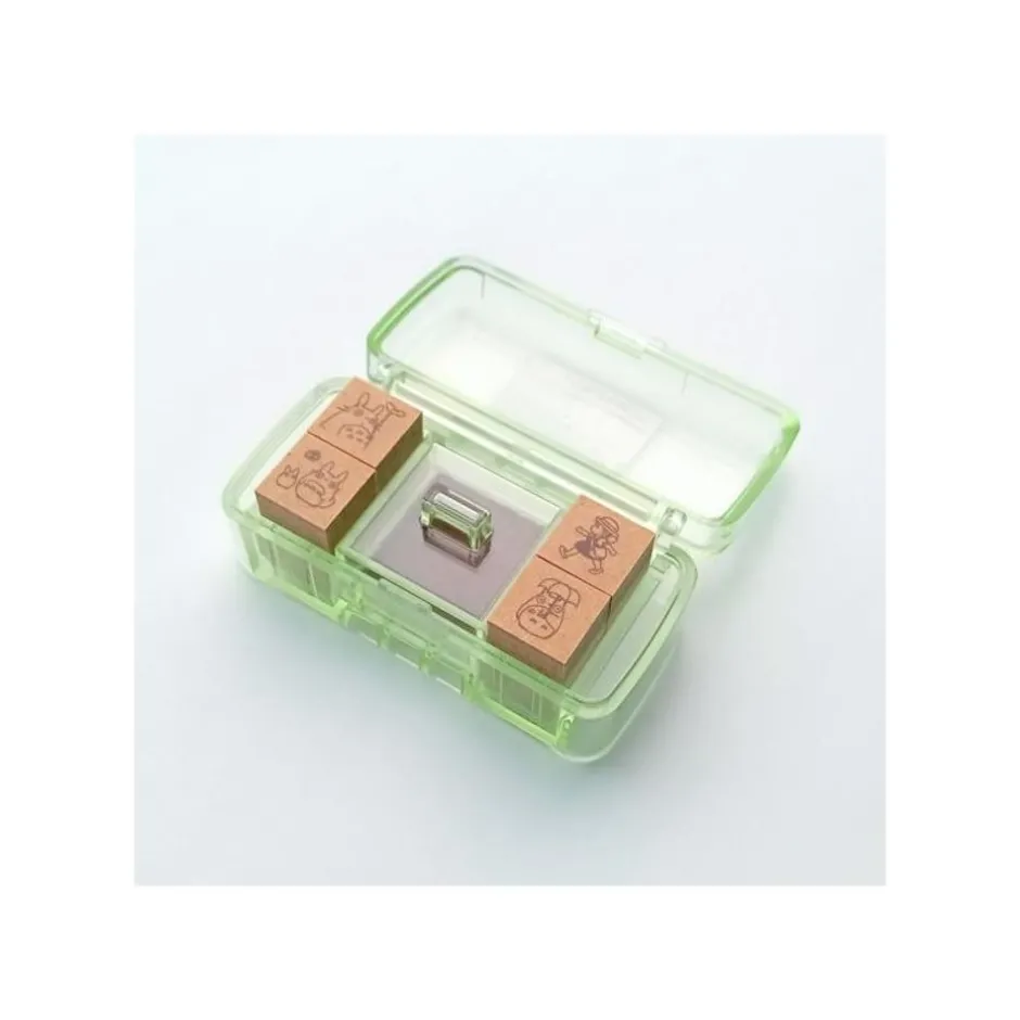 Maison Ghibli Small Equipment-Totoro & Mei Mini Stamp Set Red - My Neighbor Totoro