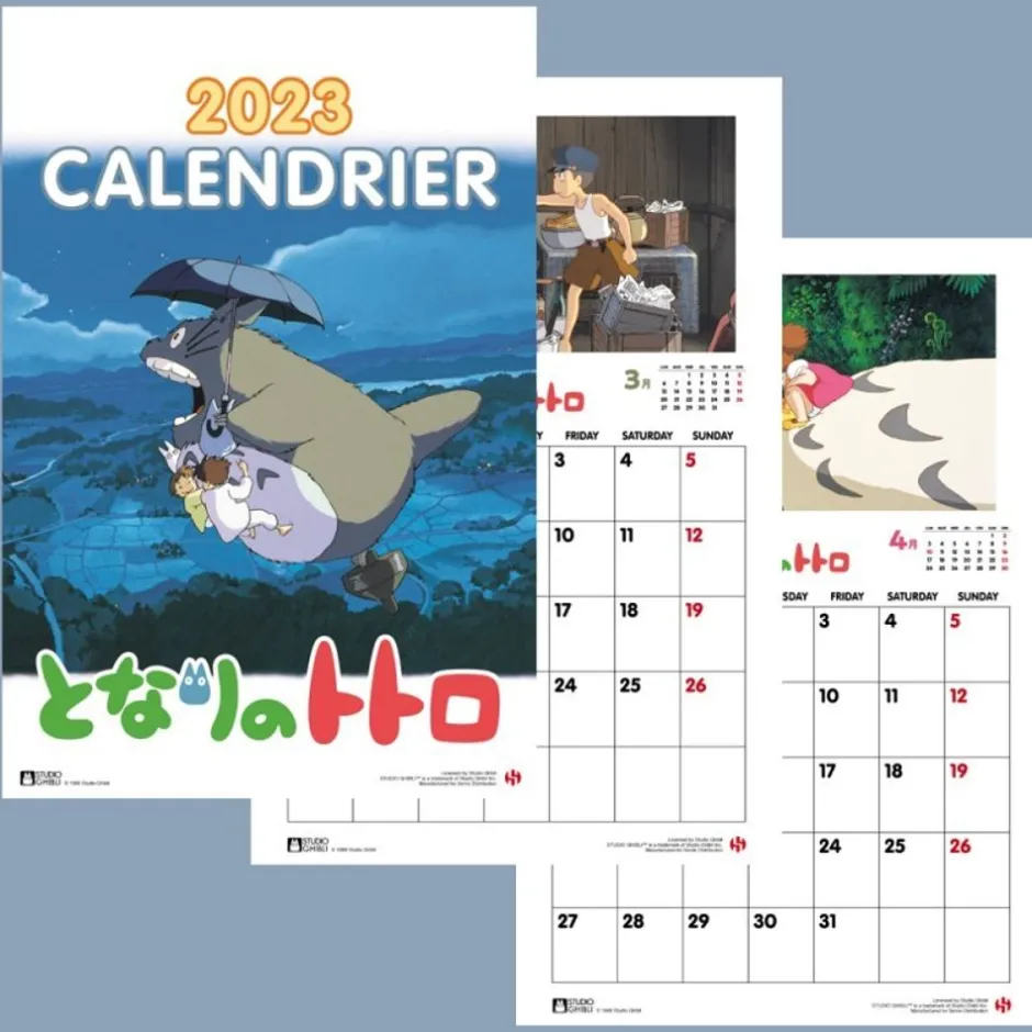 Maison Ghibli Schedule Diaries And Calendars-Totoro Calendar 2023