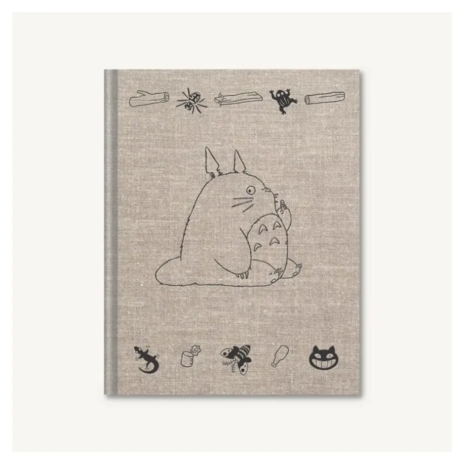 Maison Ghibli Notebooks And Notepads-Totoro Cloth Sketchbook - My Neighbor Totoro