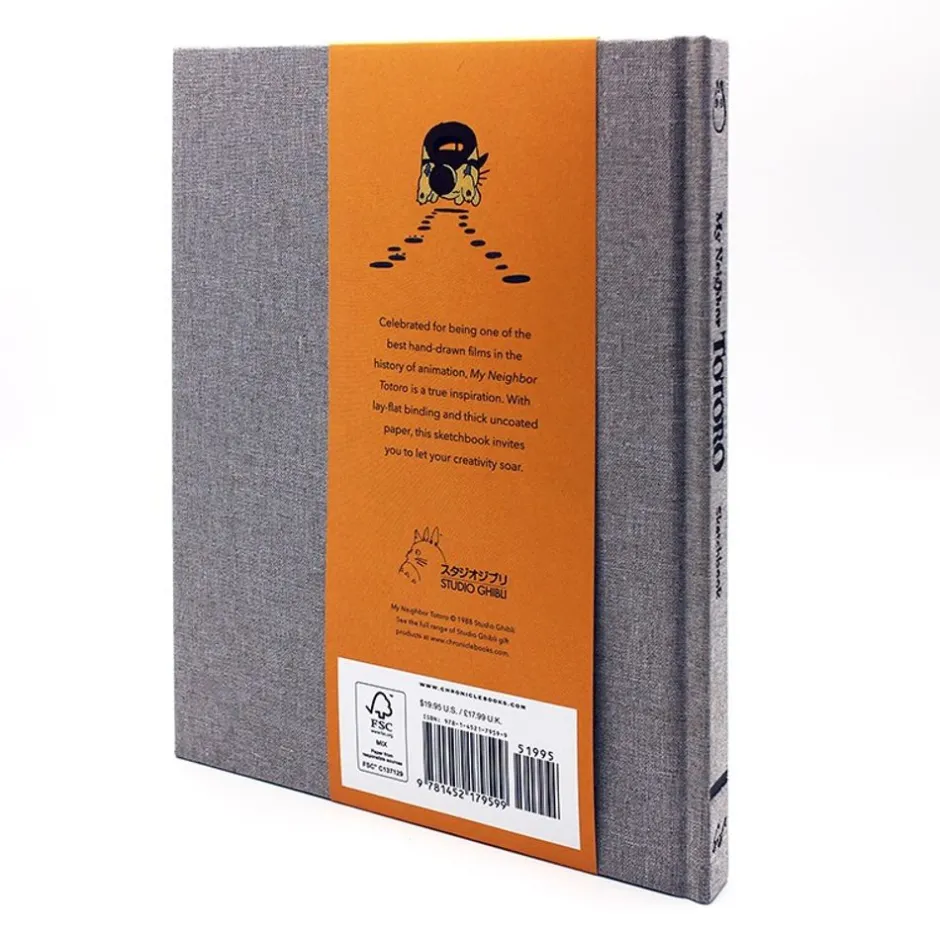 Maison Ghibli Notebooks And Notepads-Totoro Cloth Sketchbook - My Neighbor Totoro