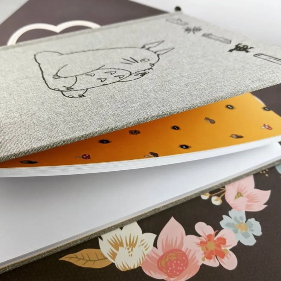 Maison Ghibli Notebooks And Notepads-Totoro Cloth Sketchbook - My Neighbor Totoro