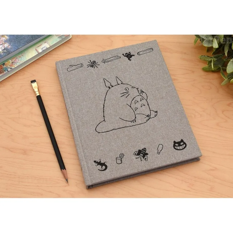 Maison Ghibli Notebooks And Notepads-Totoro Cloth Sketchbook - My Neighbor Totoro