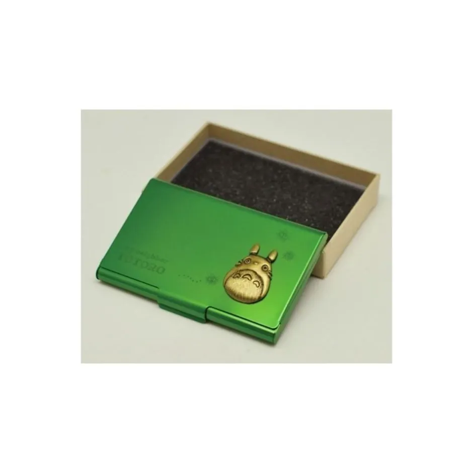 Maison Ghibli Accessories-Totoro Metal Card Case Green - My Neighbor Totoro