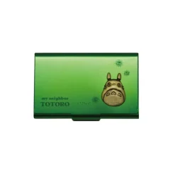 Maison Ghibli Accessories-Totoro Metal Card Case Green - My Neighbor Totoro