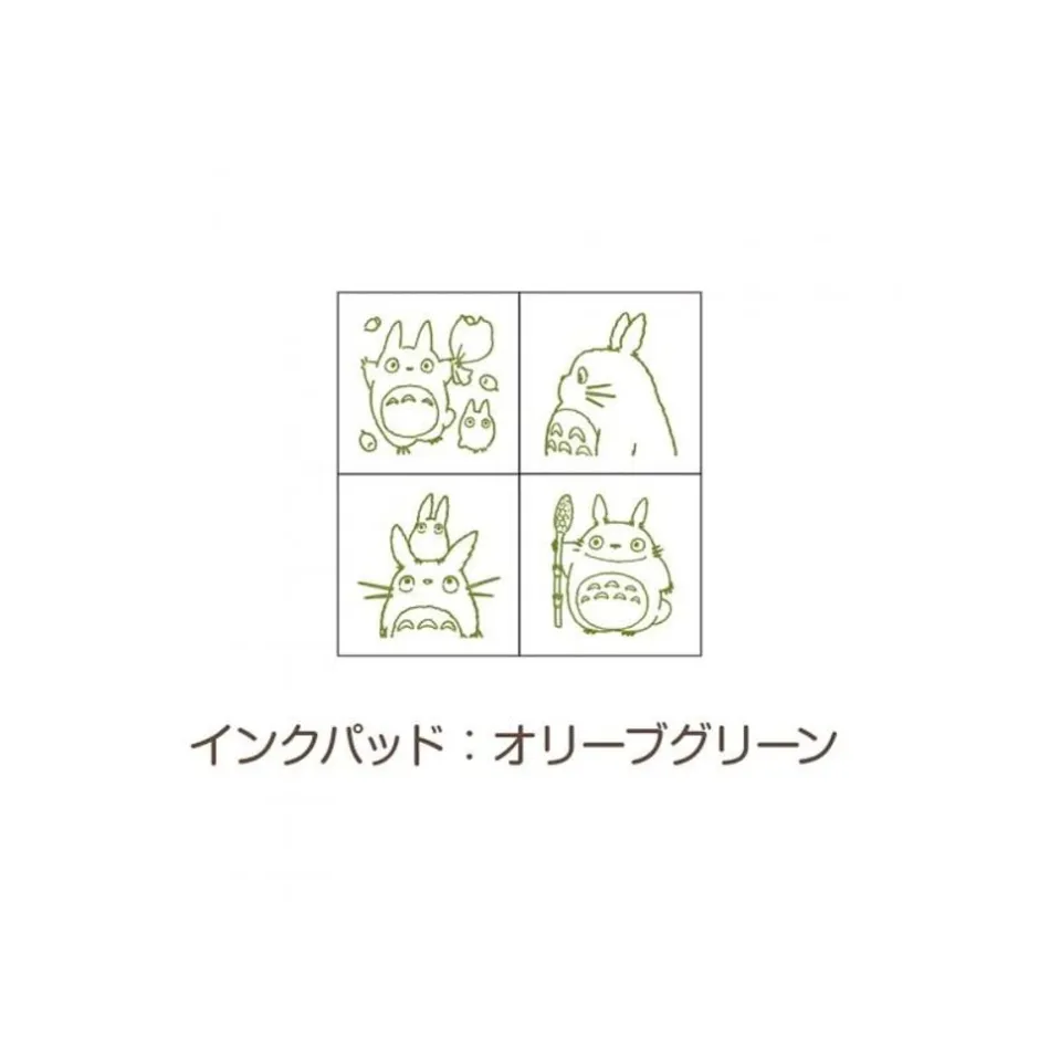 Maison Ghibli Small Equipment-Totoro Mini Stamp Set Green - My Neighbor Totoro