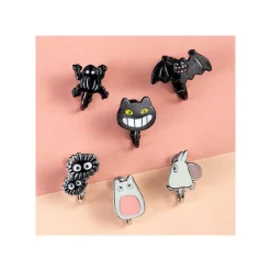 Maison Ghibli Jewellery-Totoro Opening Clipped Earrings Set Of 6 - My Neighbor Totoro