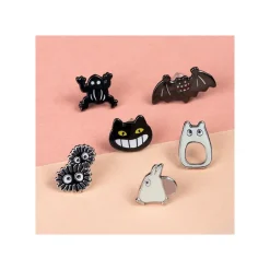 Maison Ghibli Jewellery-Totoro Opening Pierced Earrings Set Of 6 - My Neighbor Totoro