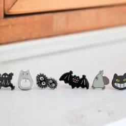 Maison Ghibli Jewellery-Totoro Opening Pierced Earrings Set Of 6 - My Neighbor Totoro