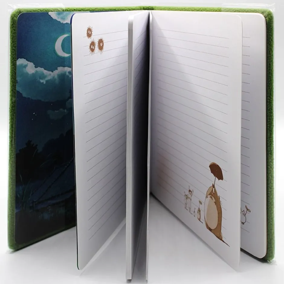 Maison Ghibli Notebooks And Notepads-Totoro Plush Journal - My Neighbor Totoro