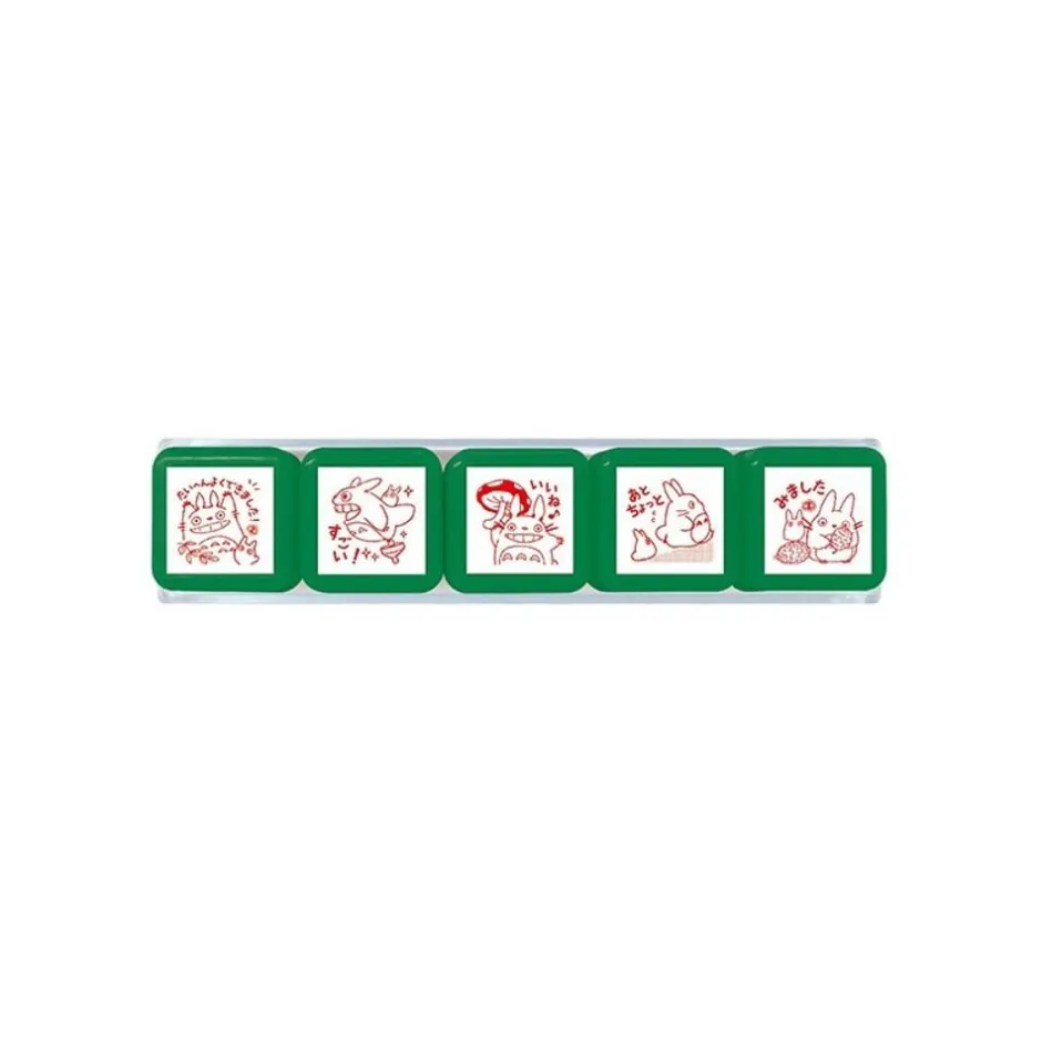 Maison Ghibli Small Equipment-Totoro Stamp Set In Action - My Neighbor Totoro