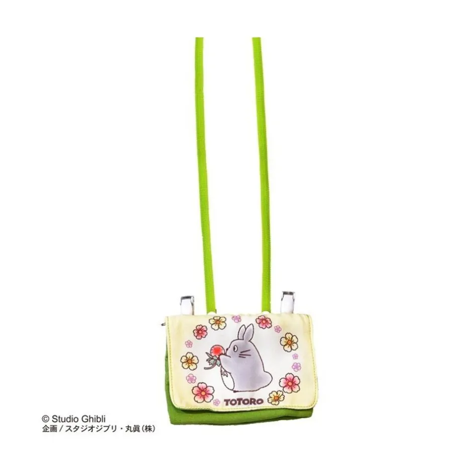 Maison Ghibli Accessories-Totoro With Flowers Pochette 11 X 14,5 X 3 Cm - My Neighbor Totoro