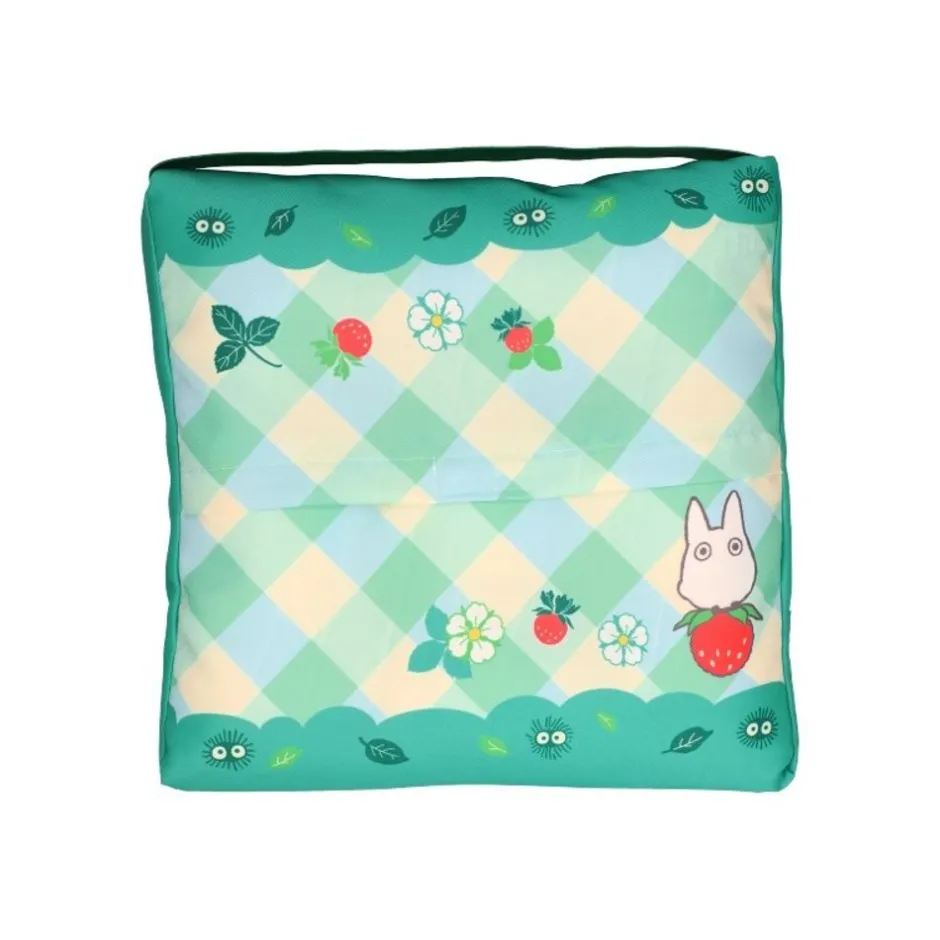 Maison Ghibli Furniture-Totoro With Strawberries Cushion 30 X 30 Cm - My Neighbor Totoro