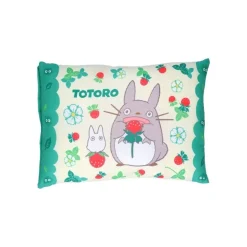 Maison Ghibli Furniture-Totoro With Strawberries Pillow 28 X 39 Cm - My Neighbor Totoro