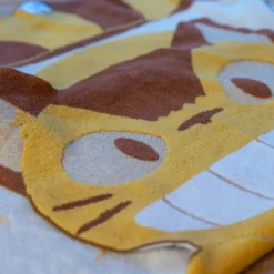 Maison Ghibli Household Linen-Towel Catbus Silhouette 87 X 120 Cm - My Neighbor Totoro