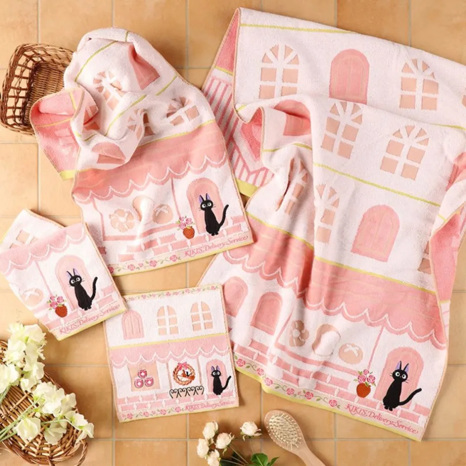Maison Ghibli Household Linen-Towel Jiji Street Corner 34X80 Cm - Kiki'S Delivery Service