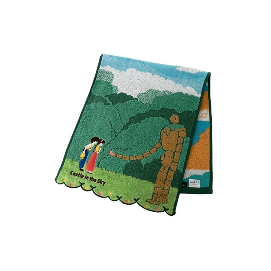 Maison Ghibli Household Linen-Towel Robot Soldier 34X80 Cm - Castle In The Sky