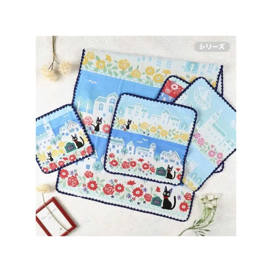 Maison Ghibli Household Linen-Towel Streets Of Paris 34X80 Cm - Kiki'S Delivery Service