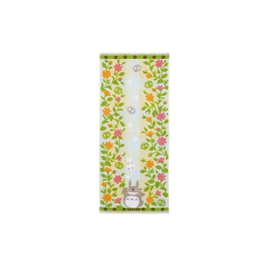 Maison Ghibli Household Linen-Towel Totoro Flower Garden 34X80 Cm - My Neighbor Totoro