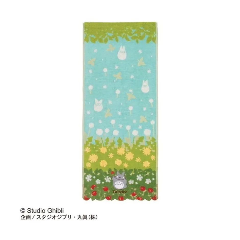 Maison Ghibli Household Linen-Towel Totoro Flowers & Stawberries 34X80 Cm - My Neighbor Totoro