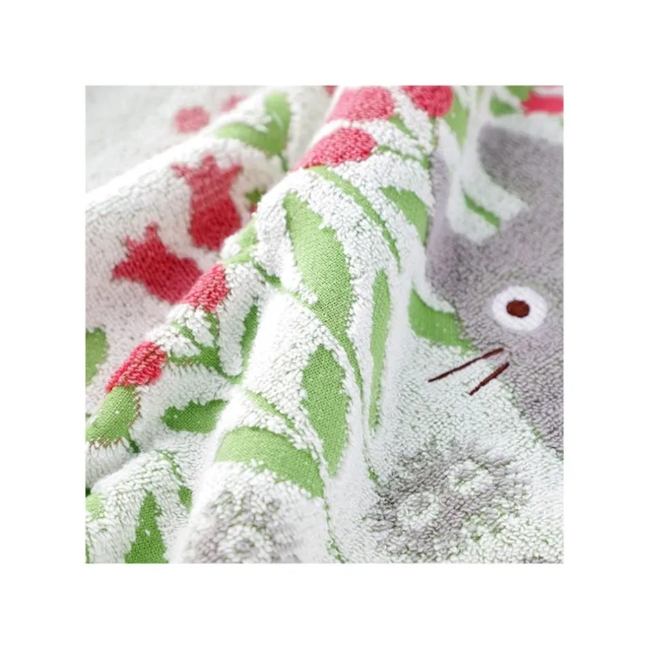 Maison Ghibli Household Linen-Towel Totoro Wild Flowers 34X80 Cm - My Neighbor Totoro