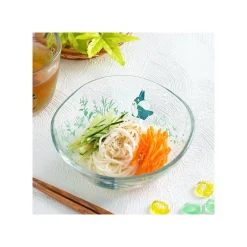 Maison Ghibli Kitchenware-Transparent Bowl 13Cm Chasing - My Neighbor Totoro