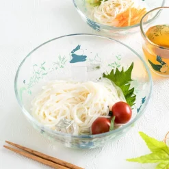 Maison Ghibli Kitchenware-Transparent Bowl 17Cm Chasing Acorns - My Neighbor Totoro