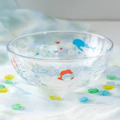 Maison Ghibli Kitchenware-Transparent Bowl 17Cm Ponyo Under The Sea - Ponyo On The Cliff
