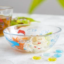 Maison Ghibli Kitchenware-Transparent Bowl 13Cm Ponyo Under The Sea - Ponyo On The Cliff
