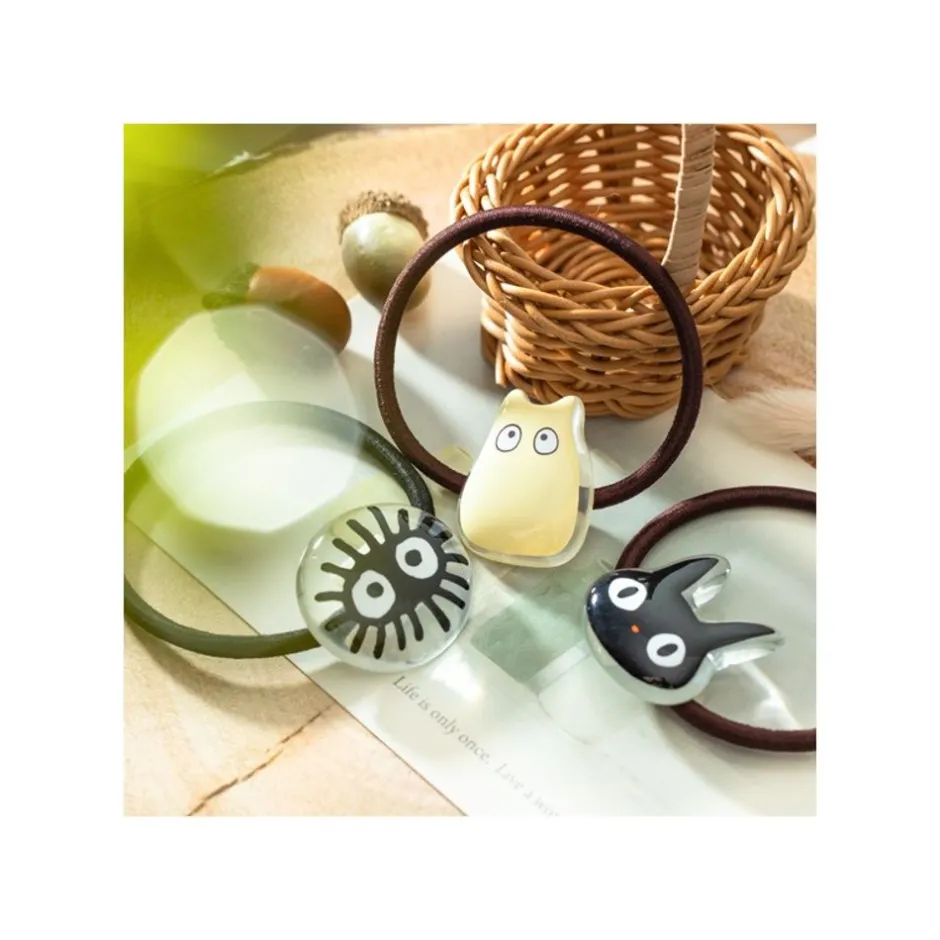 Maison Ghibli Accessories-Transparent Button Style Hair Band Soot Sprites - My Neighbor Totoro