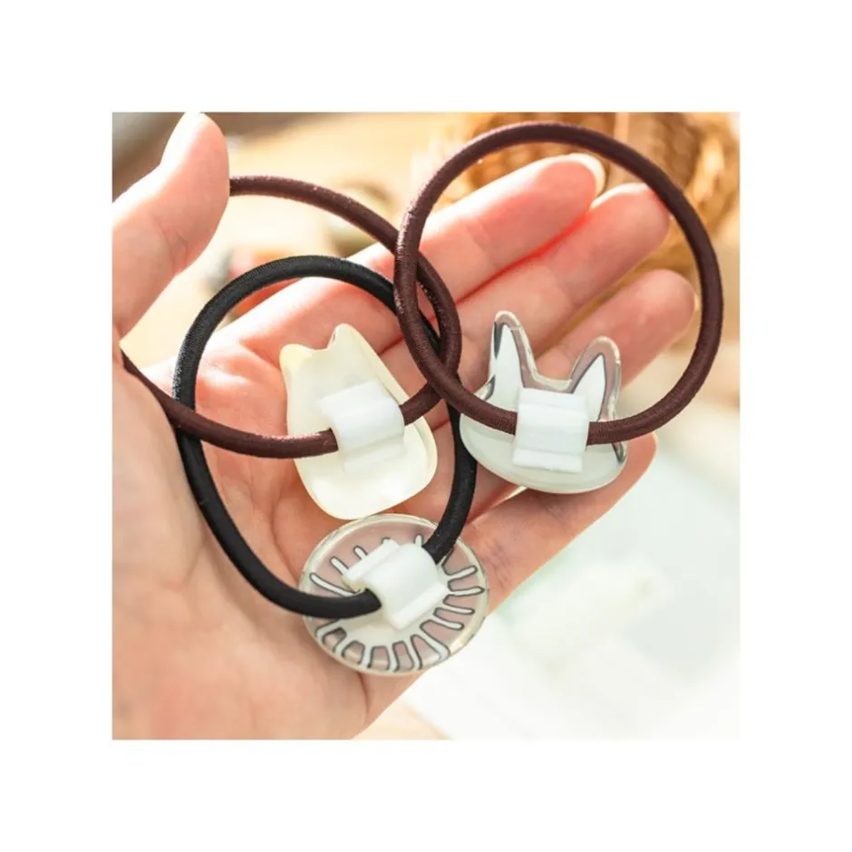 Maison Ghibli Accessories-Transparent Button Style Hair Band Big Totoro - My Neighbor Totoro
