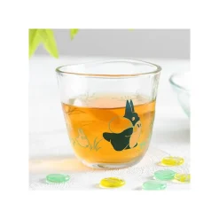 Maison Ghibli Kitchenware-Transparent Glass Chasing Acorns - My Neighbor Totoro