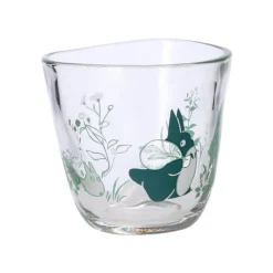 Maison Ghibli Kitchenware-Transparent Glass Chasing Acorns - My Neighbor Totoro