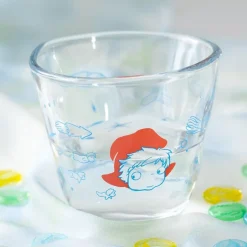 Maison Ghibli Kitchenware-Transparent Glass Ponyo Under The Sea - Ponyo On The Cliff