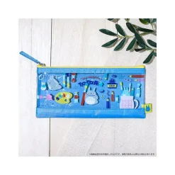 Maison Ghibli Storage-Transparent Pencase Blue - My Neighbor Totoro