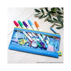 Maison Ghibli Storage-Transparent Pencase Blue - My Neighbor Totoro